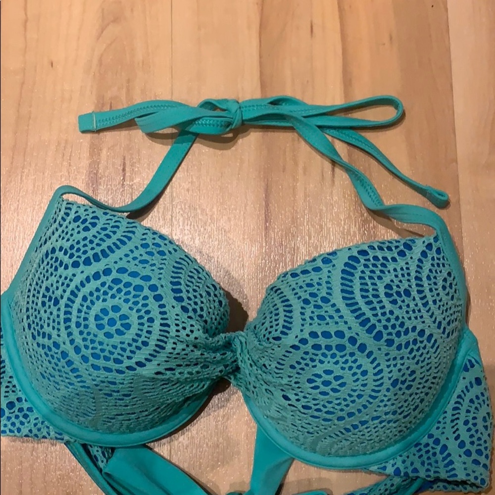 Aerie bikini top!! Super supportive and cute